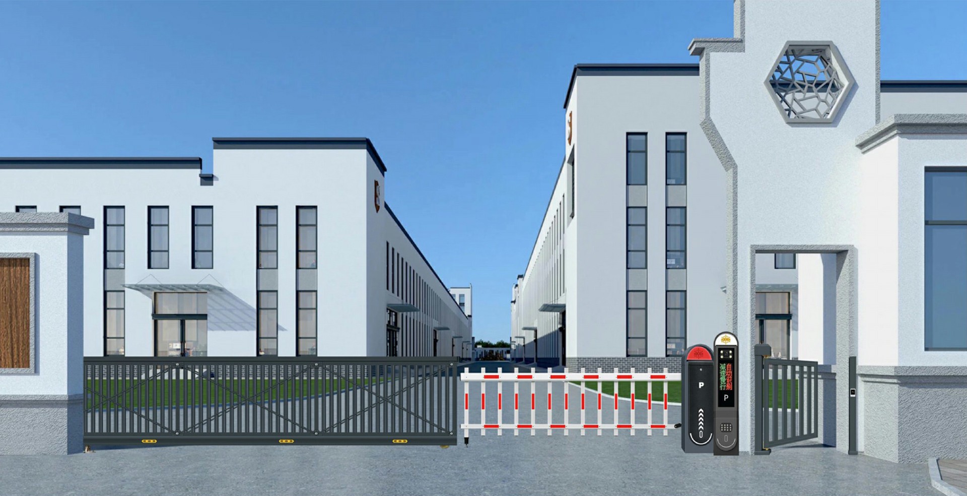 双辰智能电动门系统-自动感应门安装展示